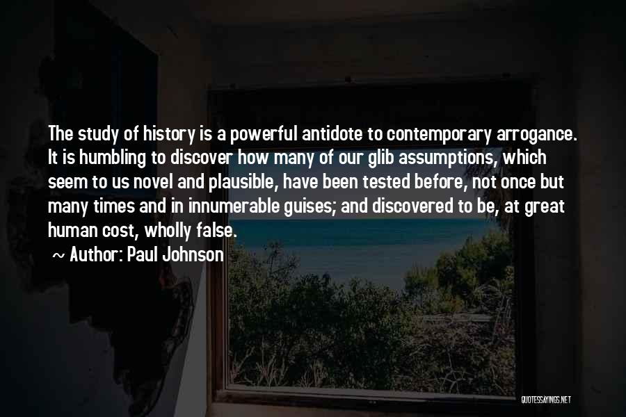 Great Us History Quotes By Paul Johnson