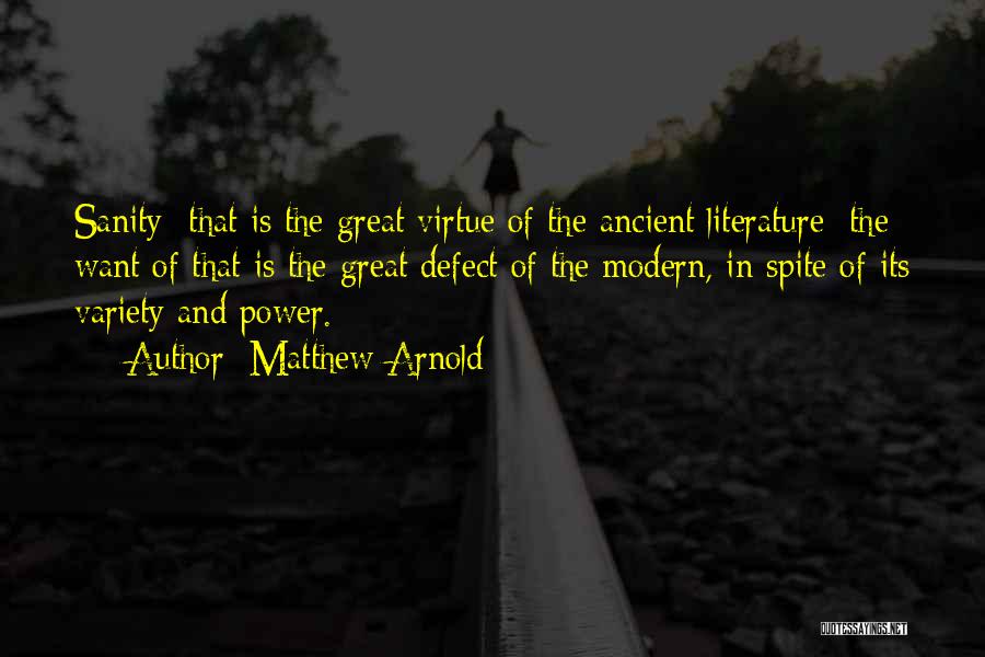 Great Variety Quotes By Matthew Arnold