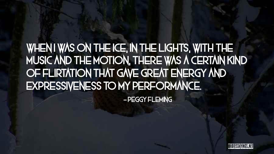 Great Viz Quotes By Peggy Fleming