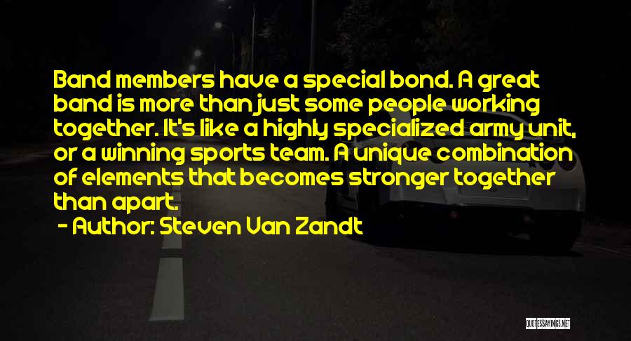 Great Winning Team Quotes By Steven Van Zandt
