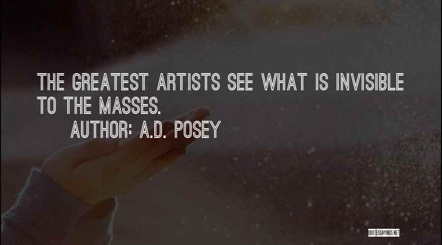 Great Writers Inspirational Quotes By A.D. Posey