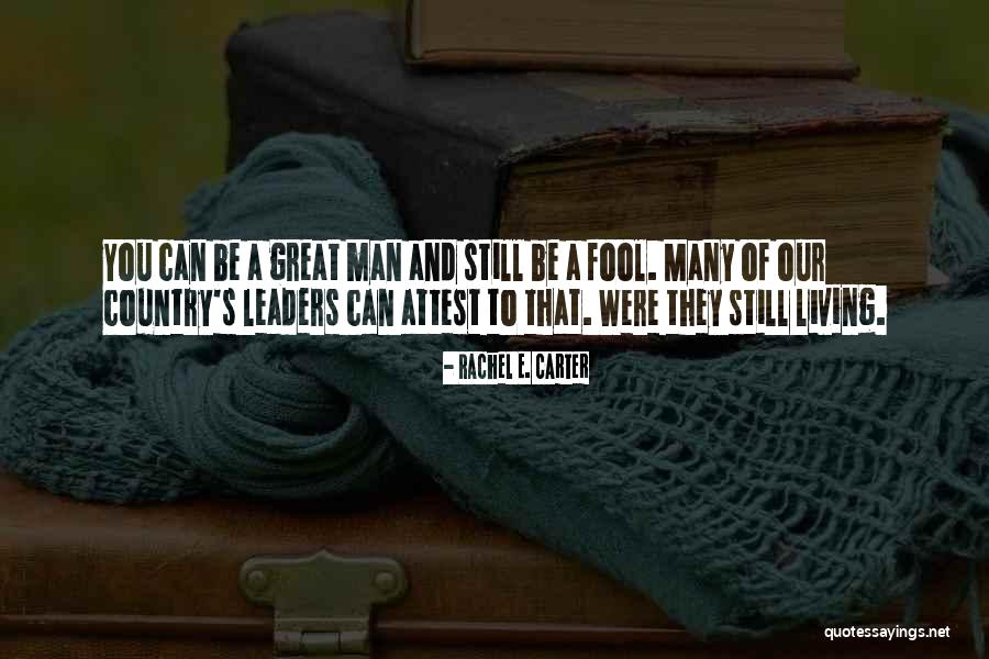 Great Young Man Quotes By Rachel E. Carter
