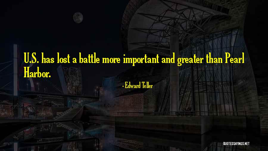 Greater Future Quotes By Edward Teller