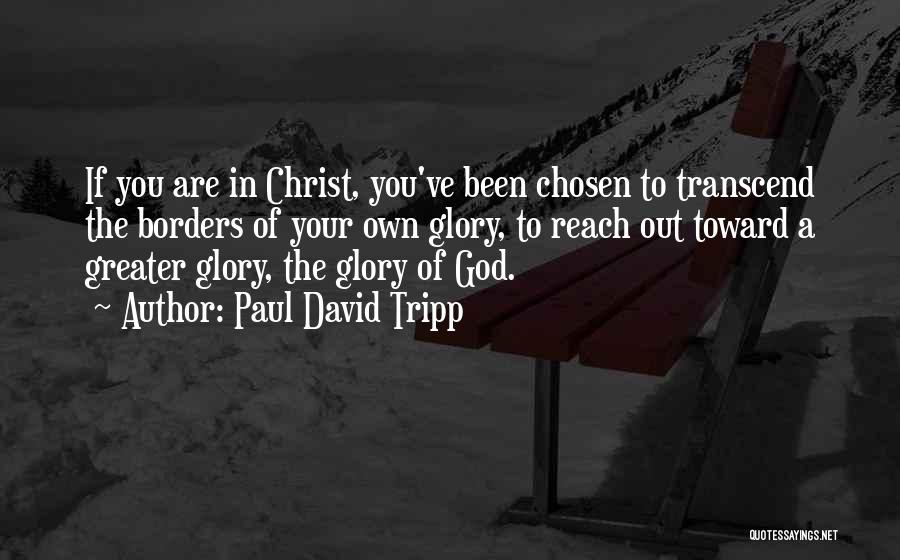 Greater Glory Quotes By Paul David Tripp