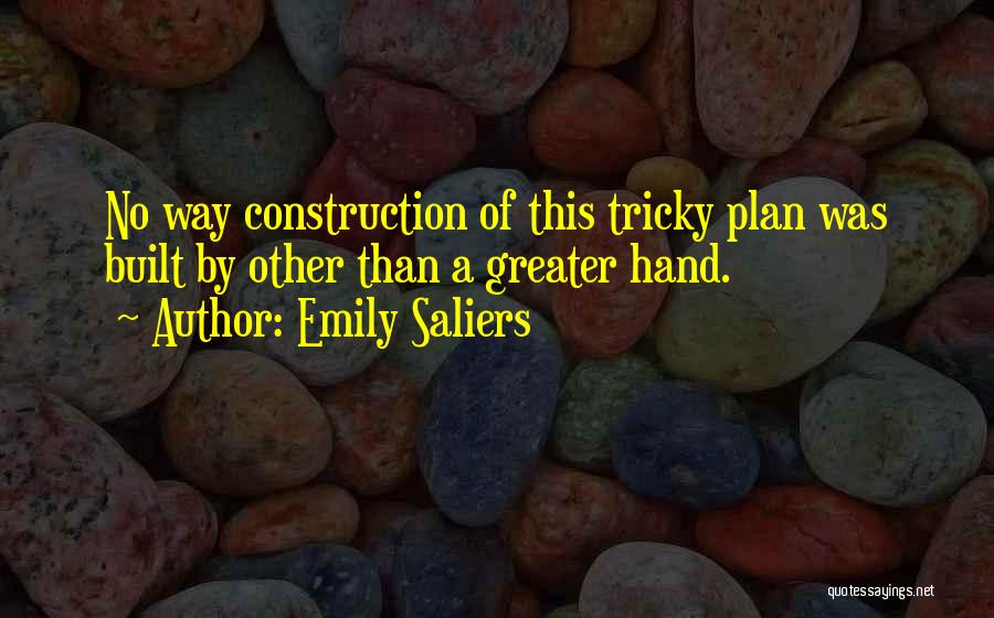 Greater Plan Quotes By Emily Saliers