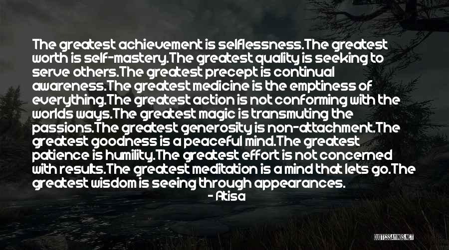 Greatest Achievement Quotes By Atisa Greatest Achievement Quotes By Atisa