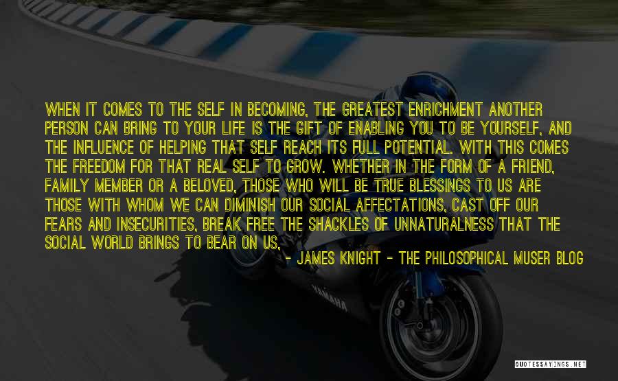 Greatest Blessings Quotes By James Knight - The Philosophical Muser Blog Greatest Blessings Quotes By James Knight - The Philosophical Muser Blog