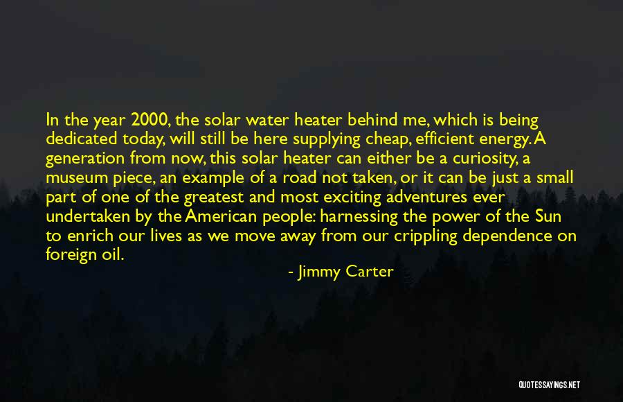 Greatest Generation Quotes By Jimmy Carter