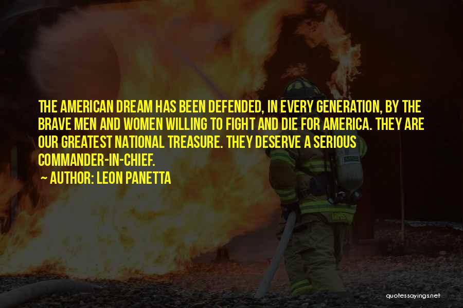 Greatest Generation Quotes By Leon Panetta
