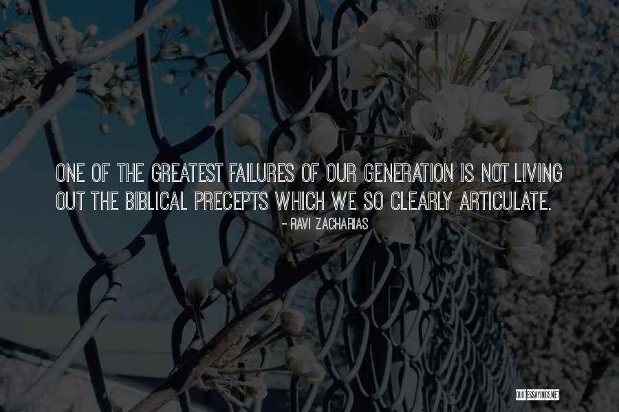 Greatest Generation Quotes By Ravi Zacharias