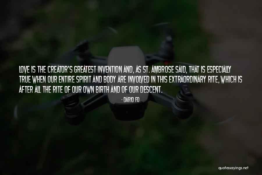 Greatest Invention Quotes By Dario Fo Greatest Invention Quotes By Dario Fo
