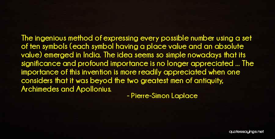 Greatest Invention Quotes By Pierre-Simon Laplace Greatest Invention Quotes By Pierre-Simon Laplace