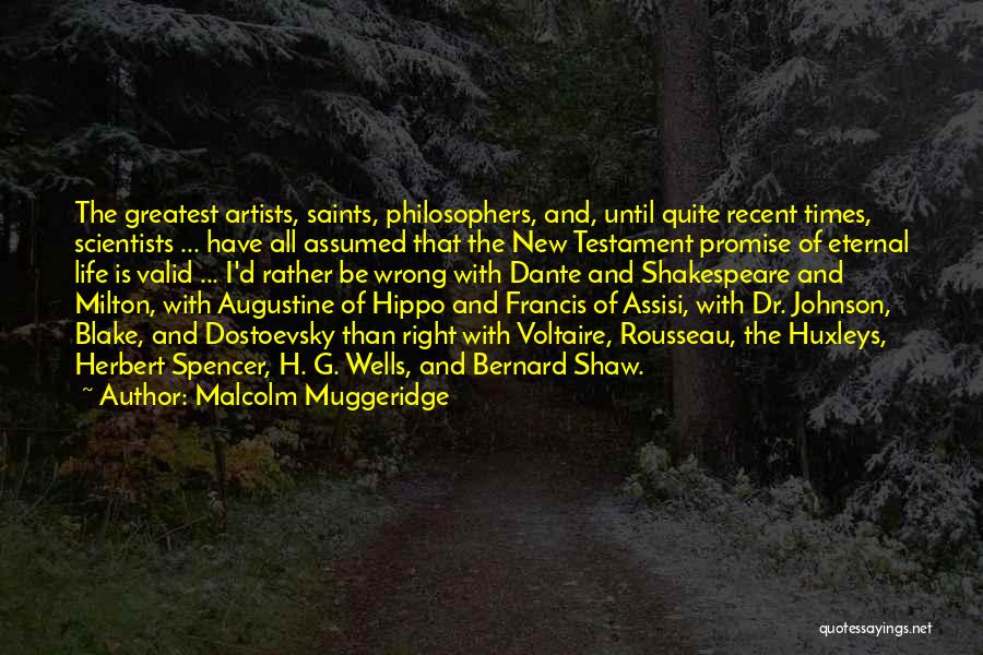 Greatest Philosophers And Their Quotes By Malcolm Muggeridge