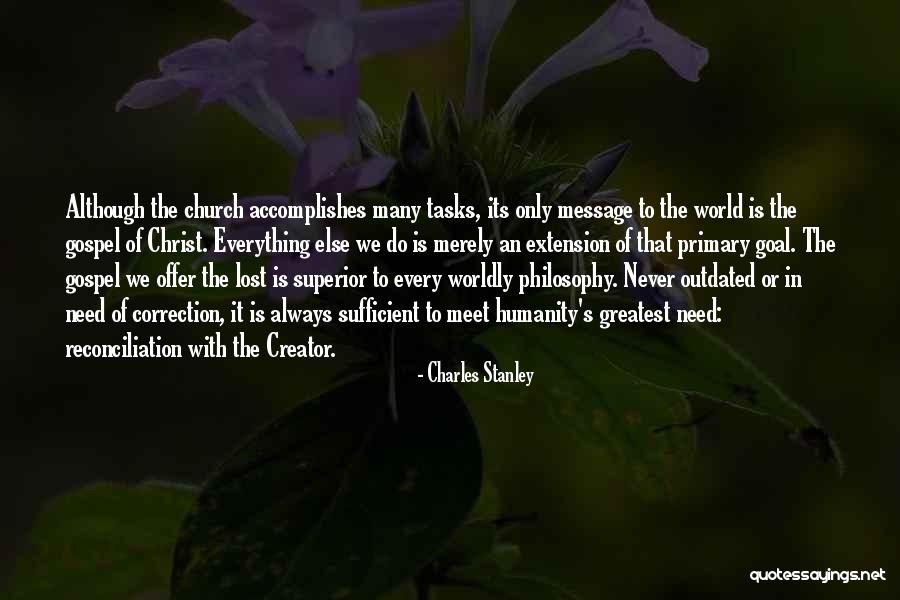 Greatest Philosophy Quotes By Charles Stanley