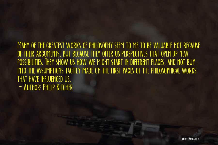 Greatest Philosophy Quotes By Philip Kitcher