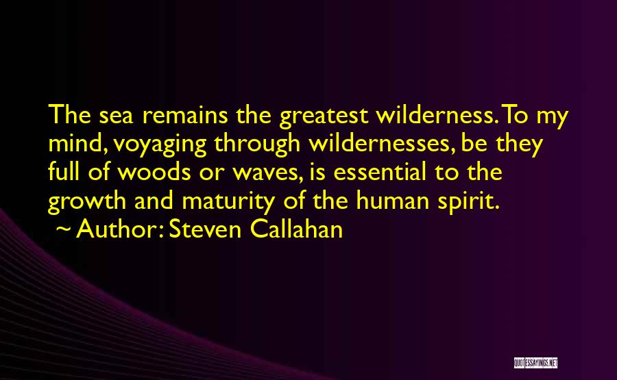 Greatest Quotes By Steven Callahan