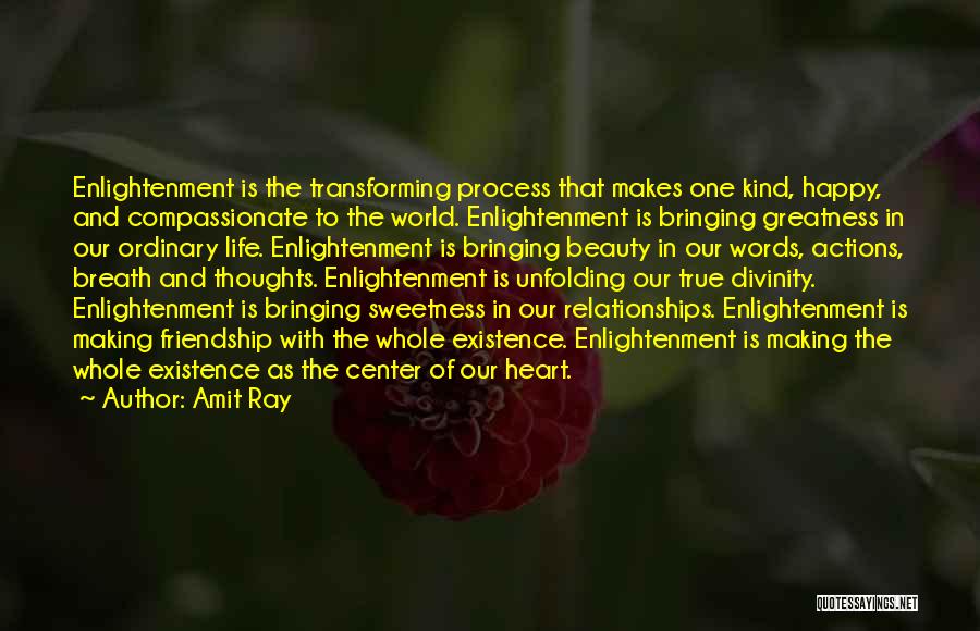 Greatness And Friendship Quotes By Amit Ray