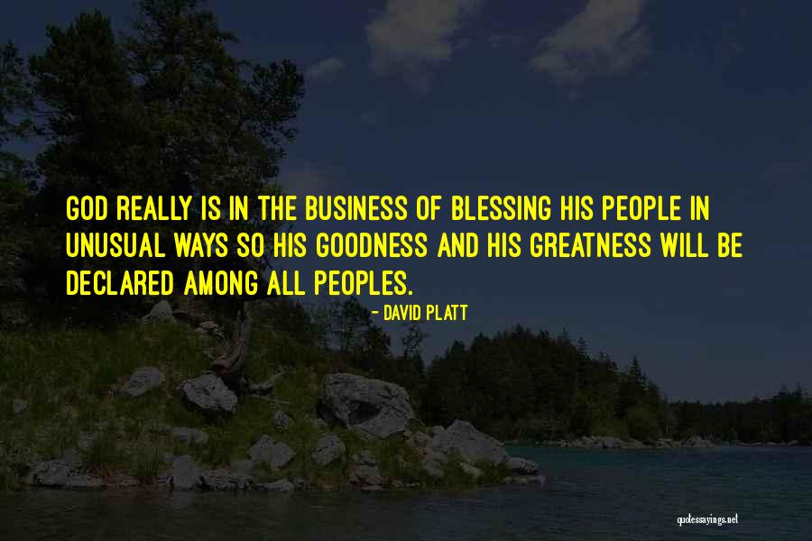 Greatness In Business Quotes By David Platt Greatness In Business Quotes By David Platt