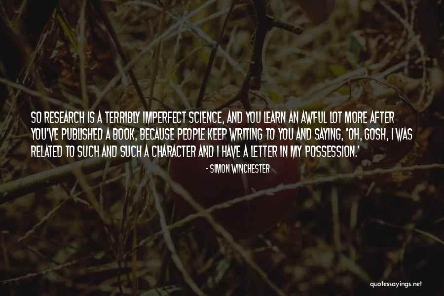 Greben Spasenih Quotes By Simon Winchester Greben Spasenih Quotes By Simon Winchester