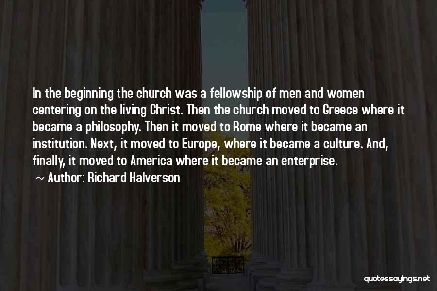 Greece Culture Quotes By Richard Halverson