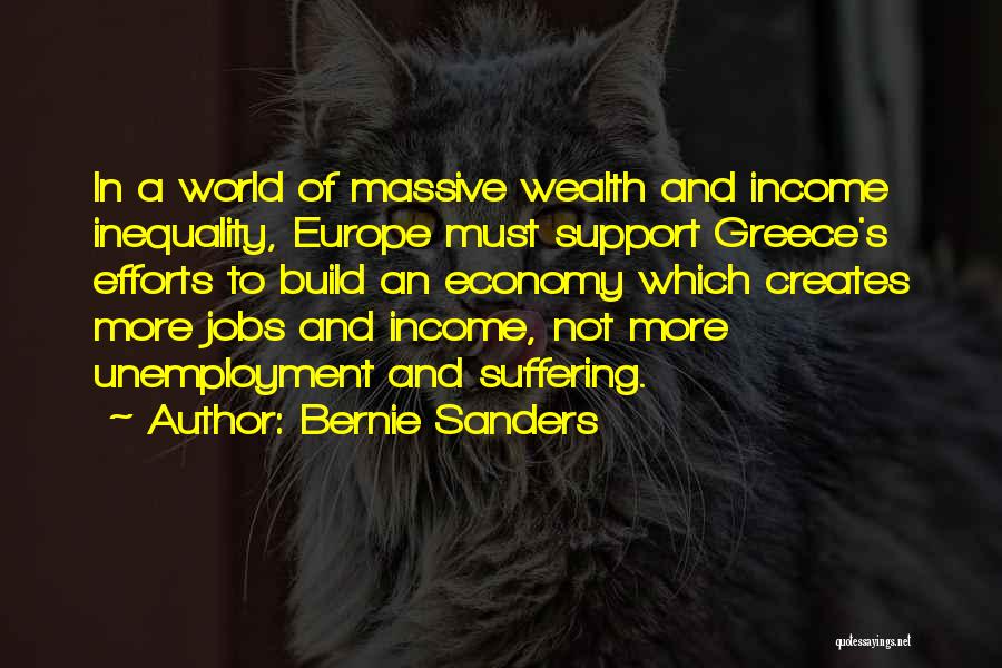 Greece Economy Quotes By Bernie Sanders