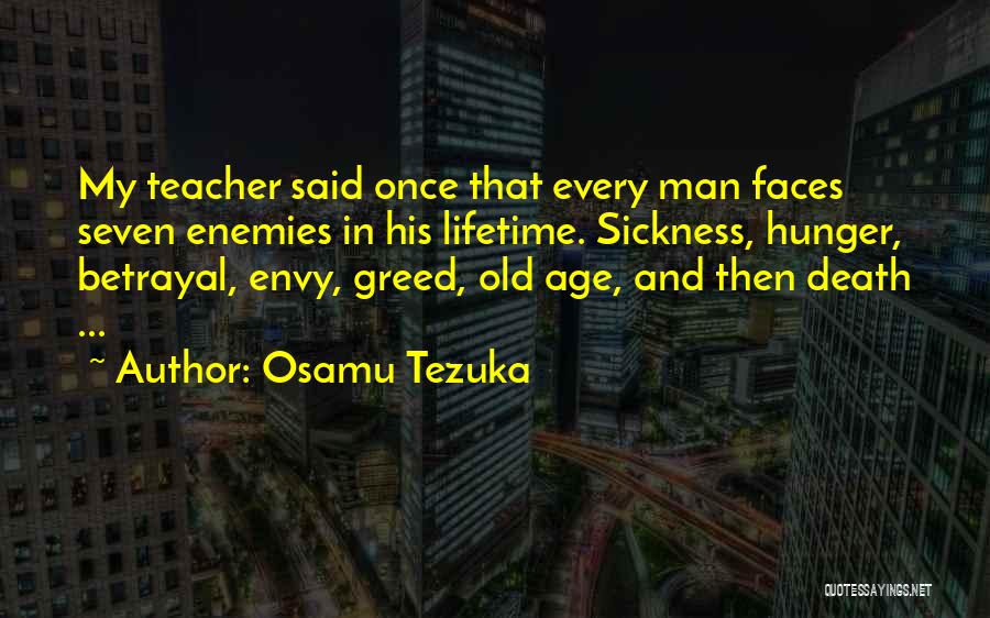 Greed And Death Quotes By Osamu Tezuka