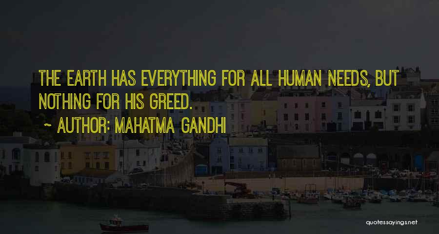 Greed By Gandhi Quotes By Mahatma Gandhi