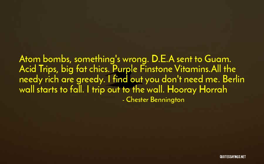 Greedy Rich Quotes By Chester Bennington