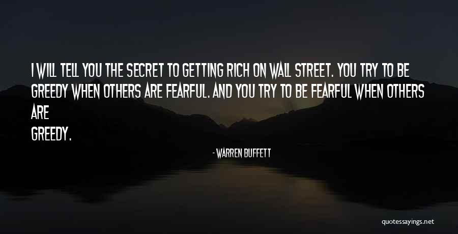 Greedy Rich Quotes By Warren Buffett