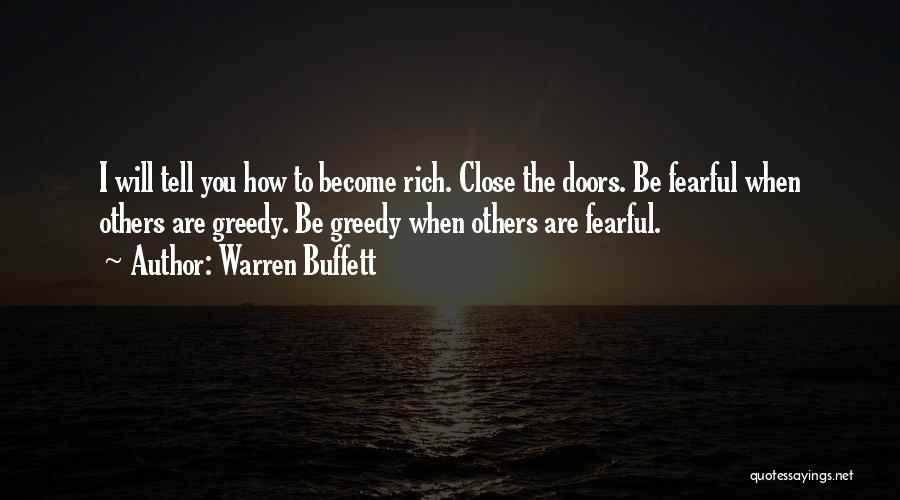 Greedy Rich Quotes By Warren Buffett