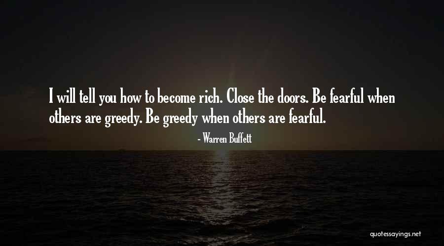 Greedy Rich Quotes By Warren Buffett