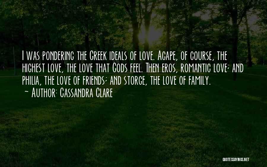 Greek Family Quotes By Cassandra Clare
