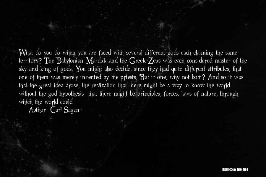 Greek Gods Quotes By Carl Sagan