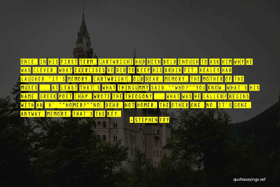 Greek Homer Quotes By Stephen Fry Greek Homer Quotes By Stephen Fry