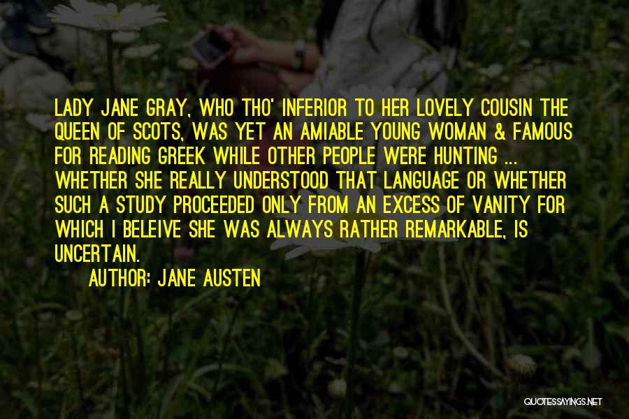 Greek Is Inferior Quotes By Jane Austen