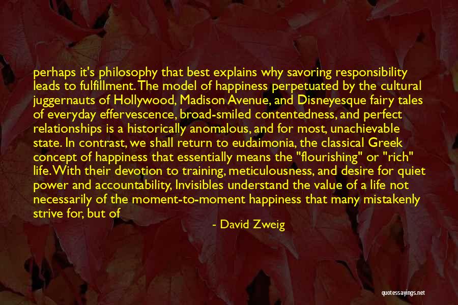 Greek Values Quotes By David Zweig