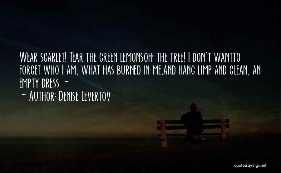 Green And Clean Quotes By Denise Levertov