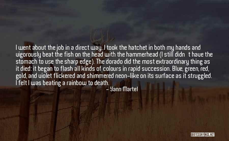 Green And Gold Quotes By Yann Martel Green And Gold Quotes By Yann Martel