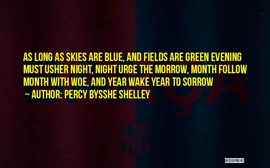 Green Blue Quotes By Percy Bysshe Shelley