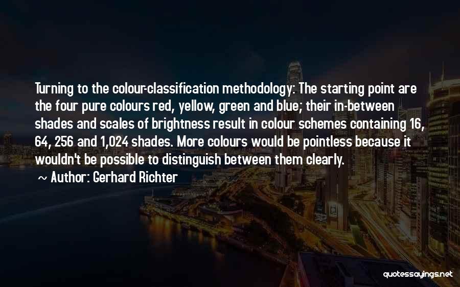Green Colour Quotes By Gerhard Richter