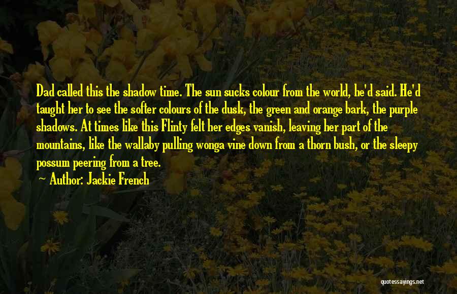 Green Colour Quotes By Jackie French