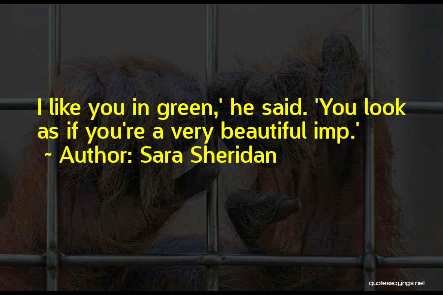 Green Colour Quotes By Sara Sheridan