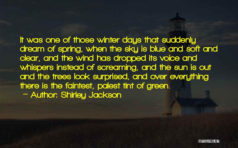 Green Dream Quotes By Shirley Jackson