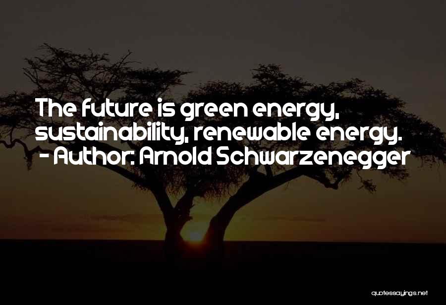 Green Energy Quotes By Arnold Schwarzenegger