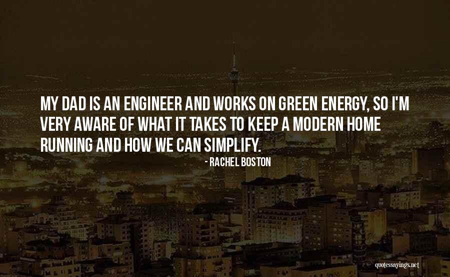 Green Energy Quotes By Rachel Boston