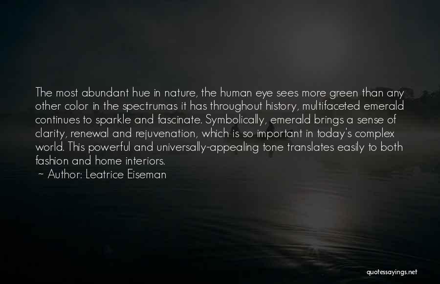 Green Eye Color Quotes By Leatrice Eiseman