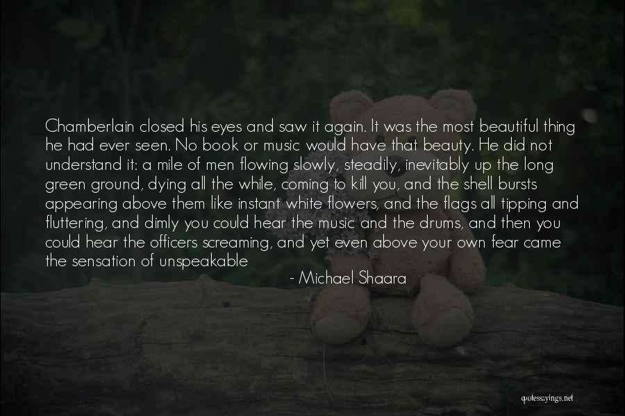 Green Eyes Beautiful Quotes By Michael Shaara