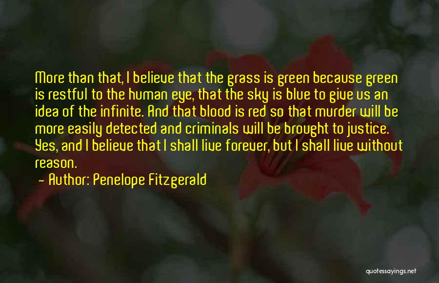 Green Grass Blue Sky Quotes By Penelope Fitzgerald