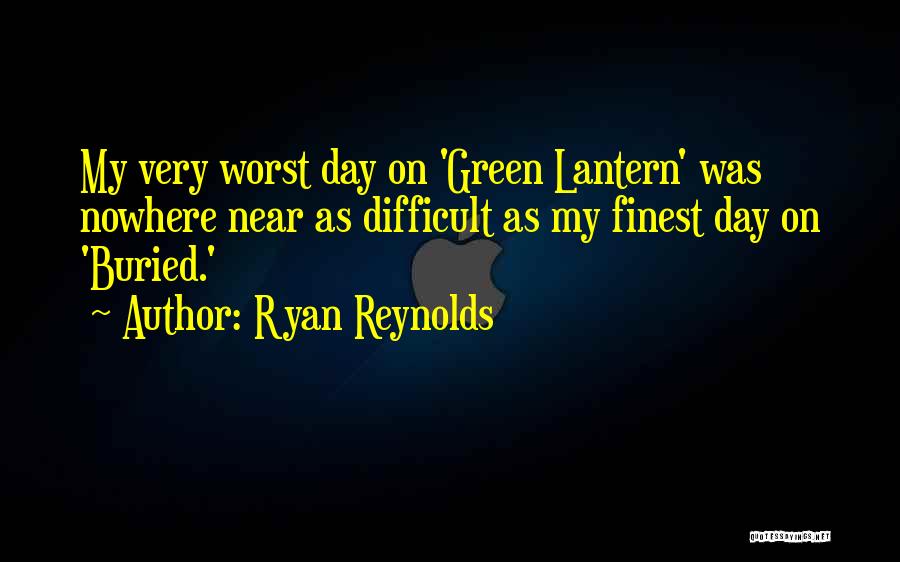 Green Lantern Quotes By Ryan Reynolds