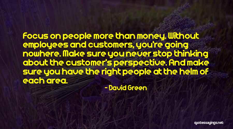 Green Money Quotes By David Green